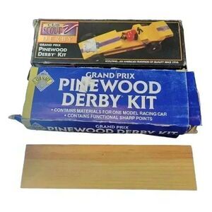 Pinewood Derby Kits & Parts, 3 bodies, 10 wheels & 2 Nails, NEW